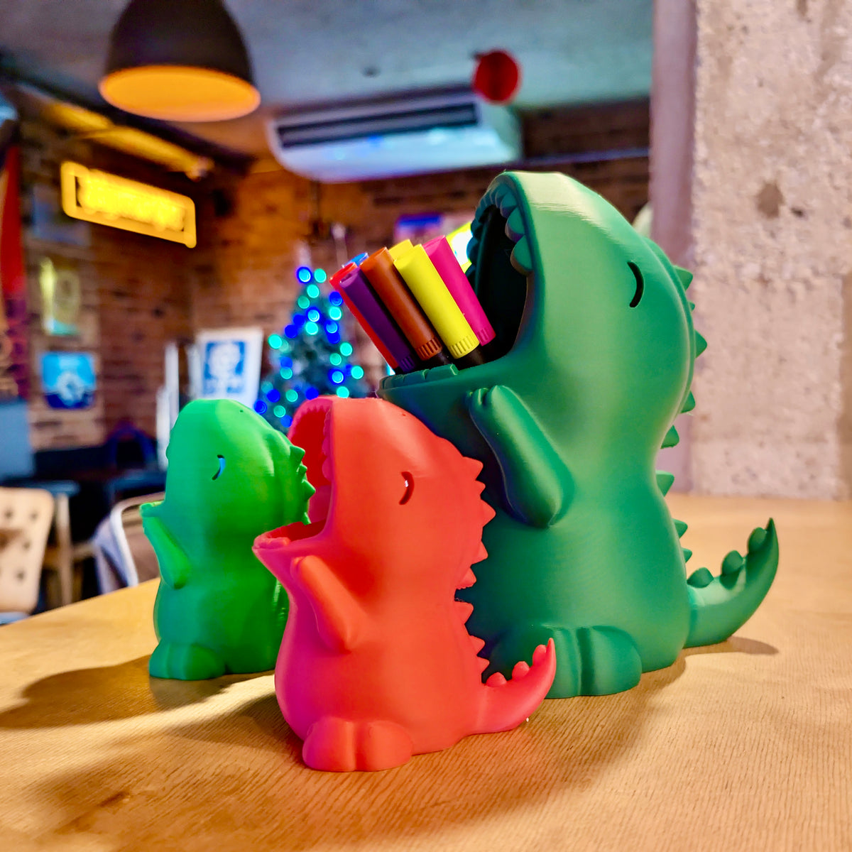 T-Rex pen pot and a collection of handcrafted homewares