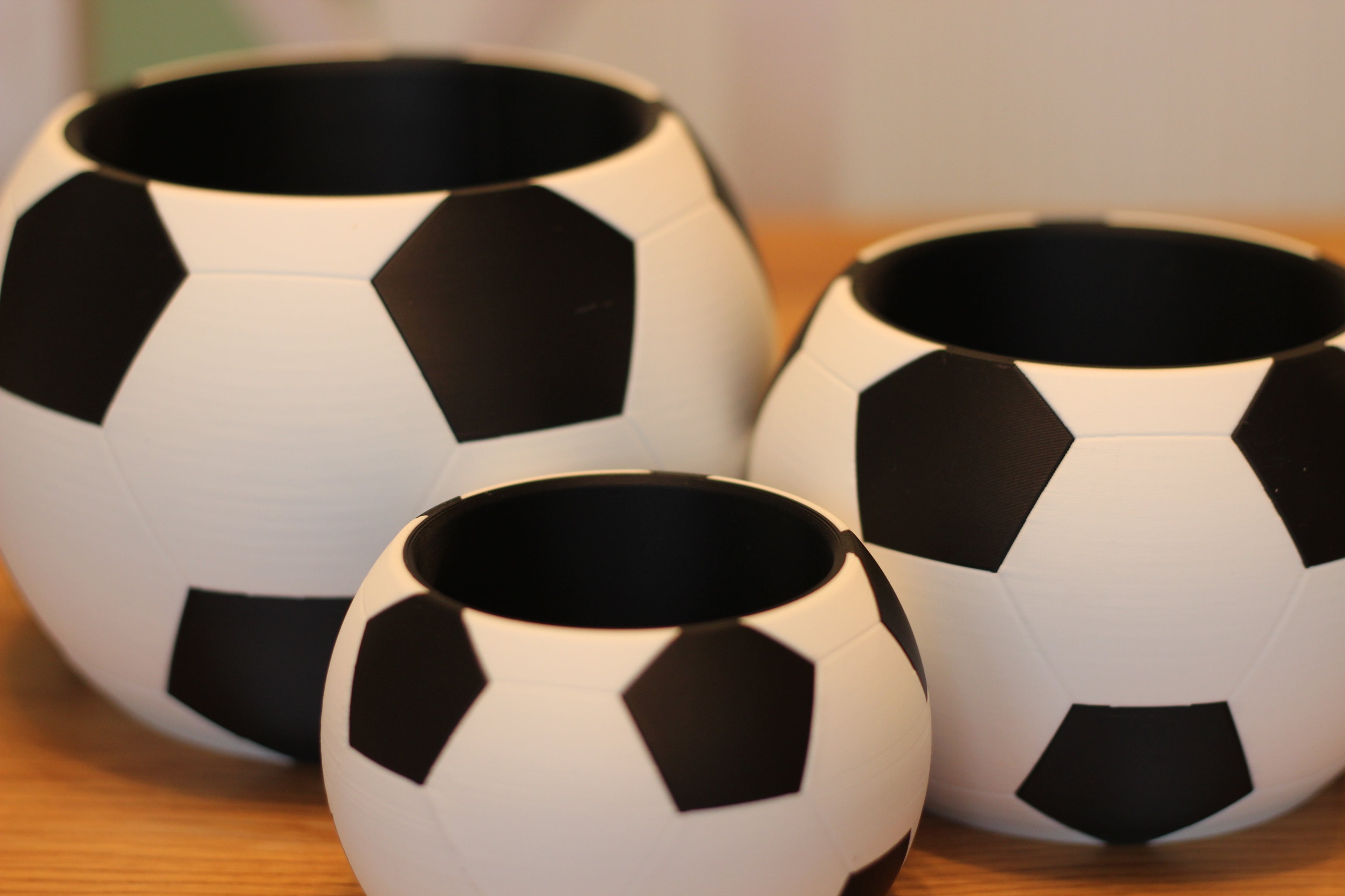 Football Shaped Pencil Pot
