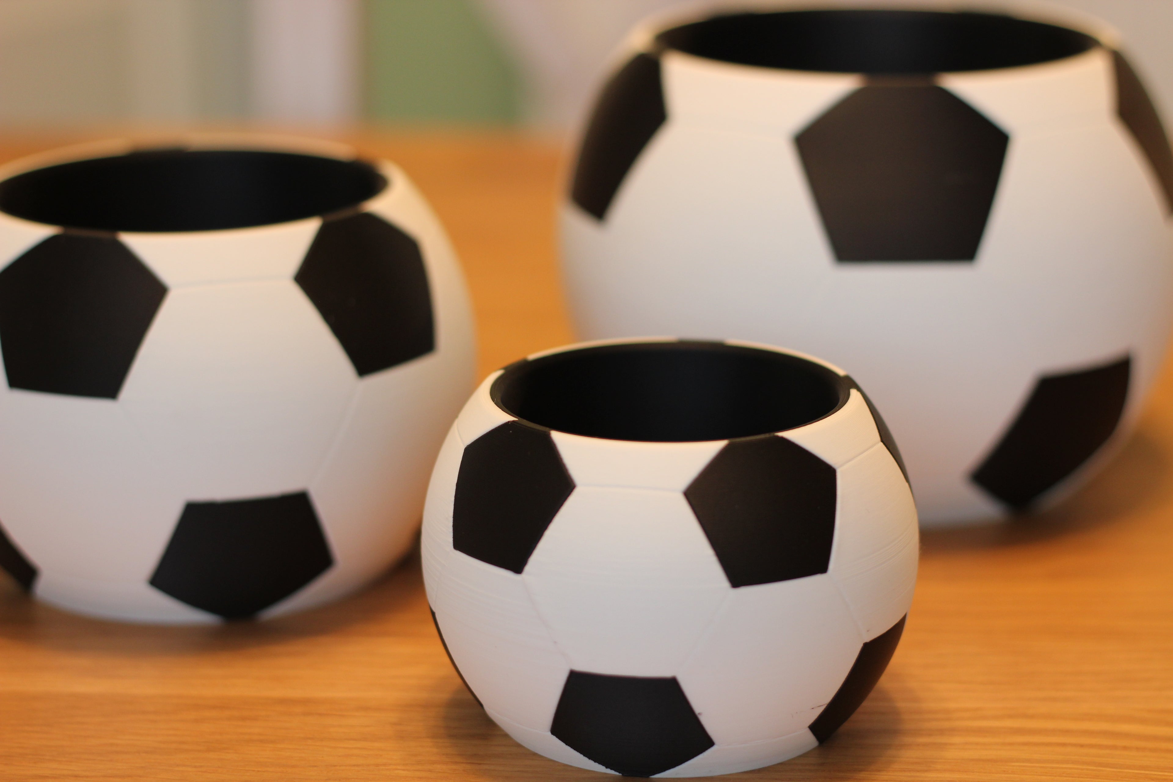 Football Shaped Pencil Pot