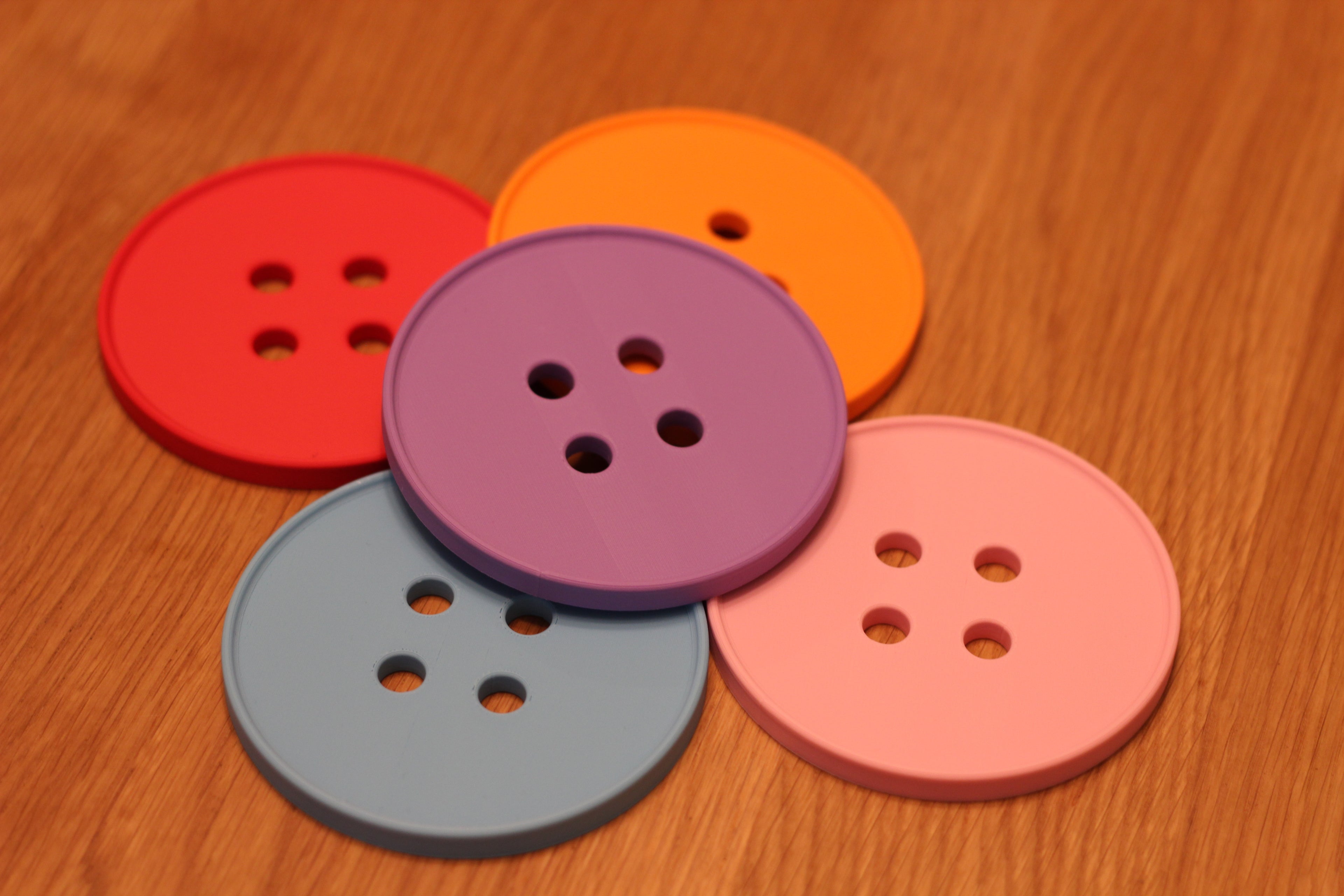 Giant Button Coaster