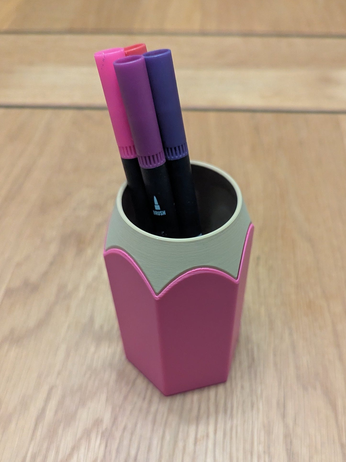 Pencil-Shaped Pencil Pot