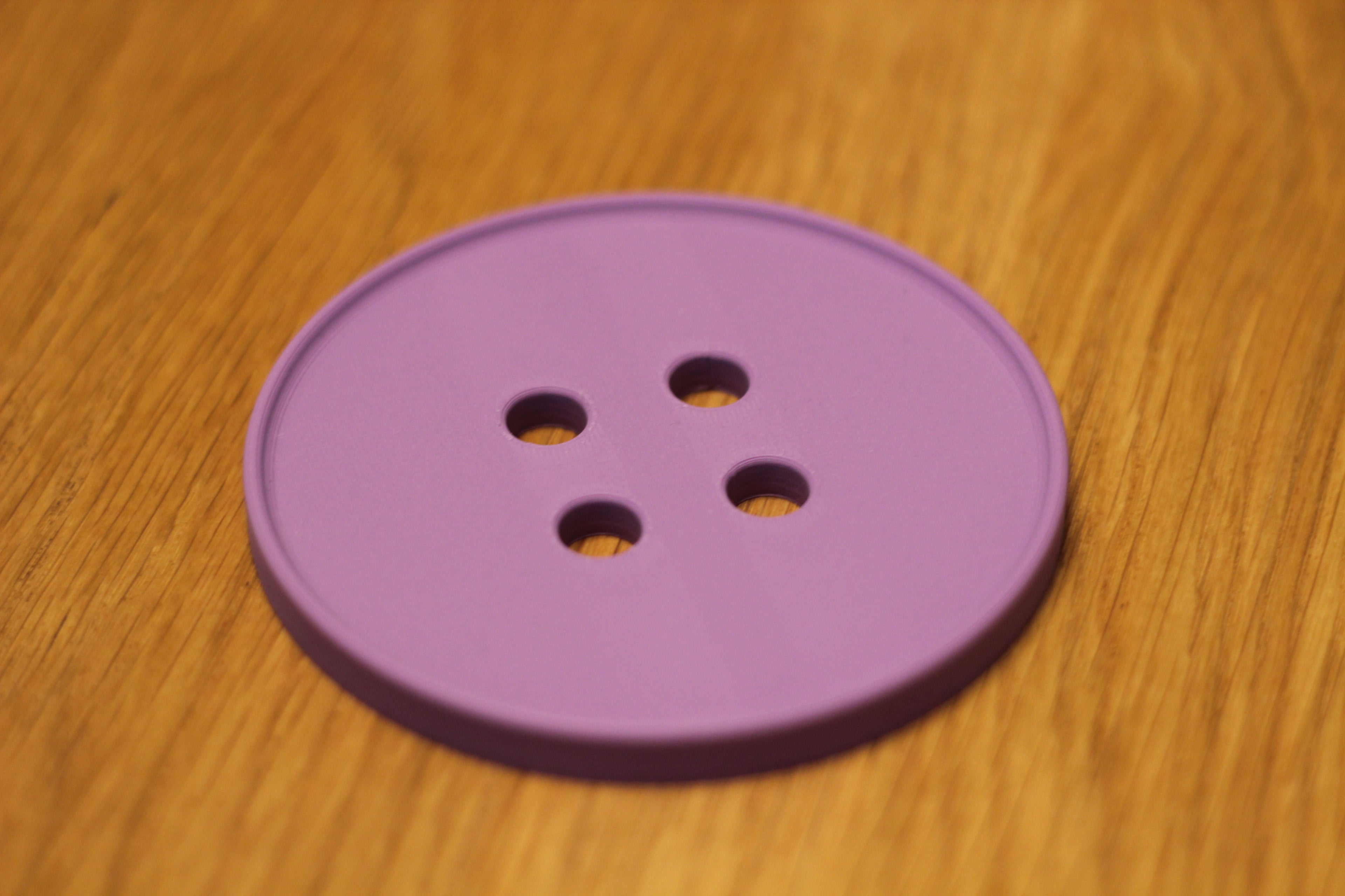 Giant Button Coaster