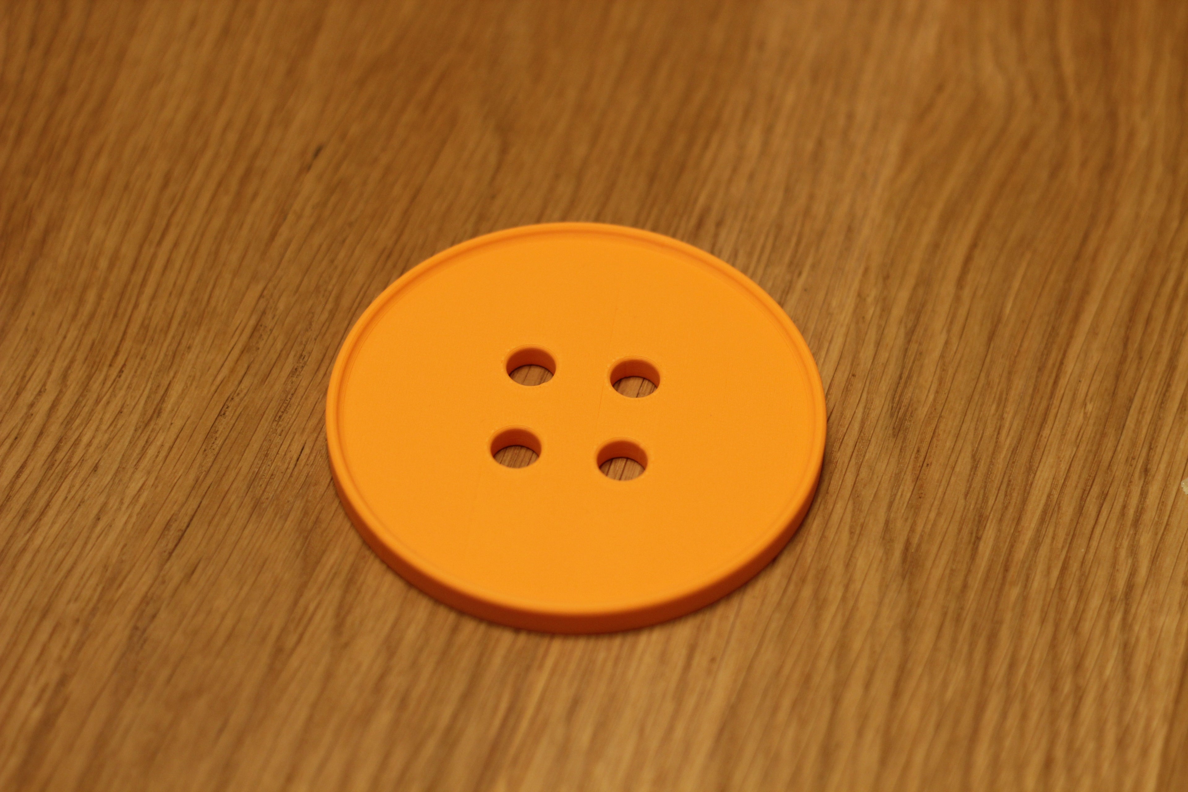 Giant Button Coaster