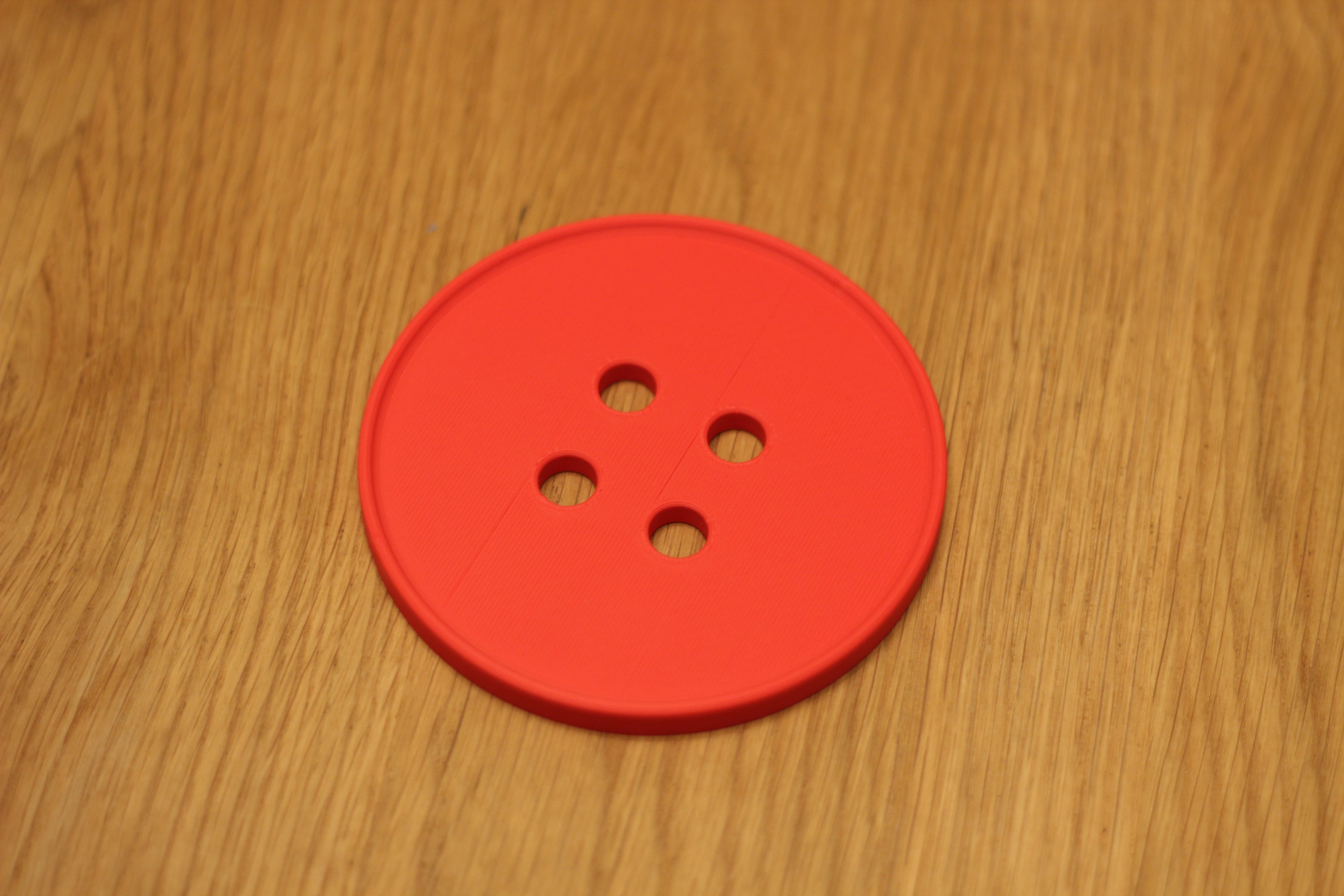 Giant Button Coaster